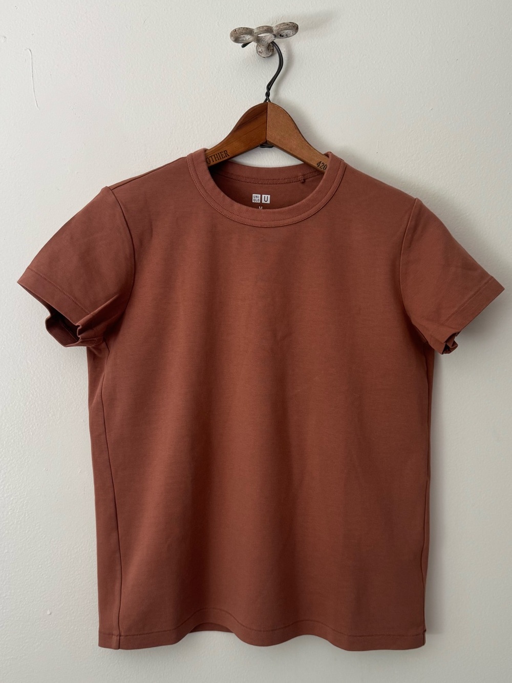 UNIQLO U Taupe Rust Women’s T-Shirt.